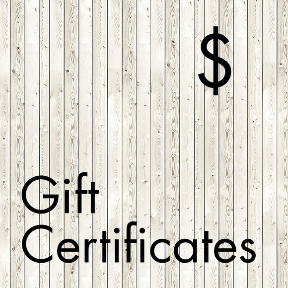 Gift Certificates