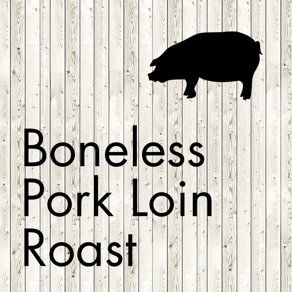 boneless pork loin roast