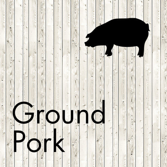 ground pork
