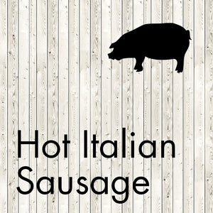 hot italian sausage