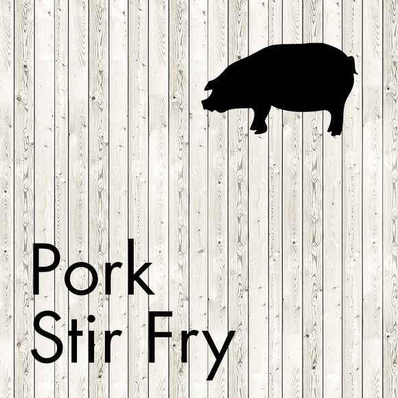 pork stir fry