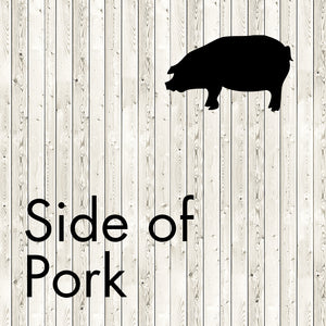 side of pork